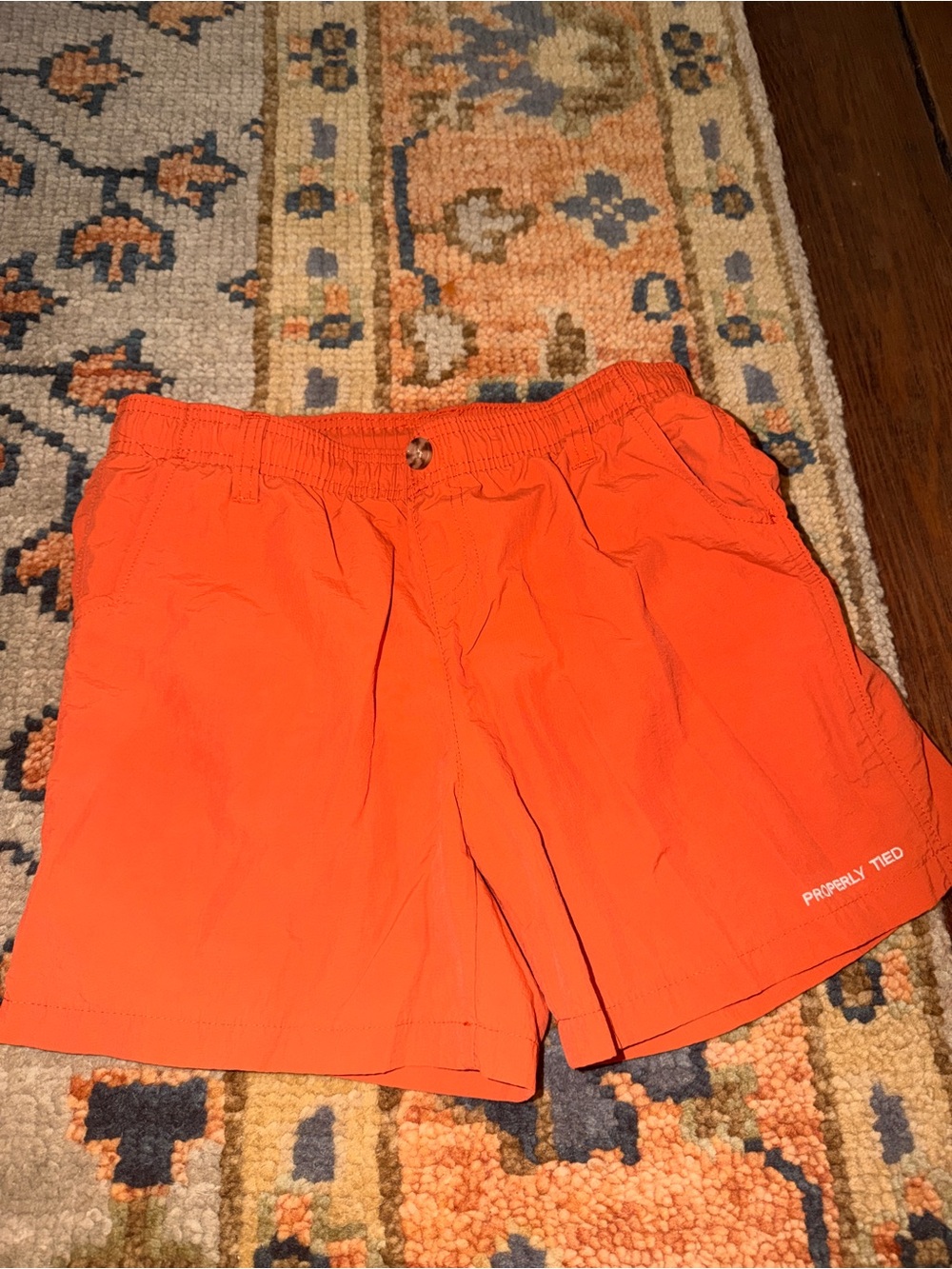Properly Tied Boys Mallard Shorts in Rust